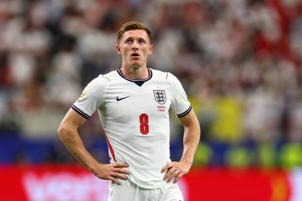 Elliot Anderson playing in England's 2026 World Cup opener