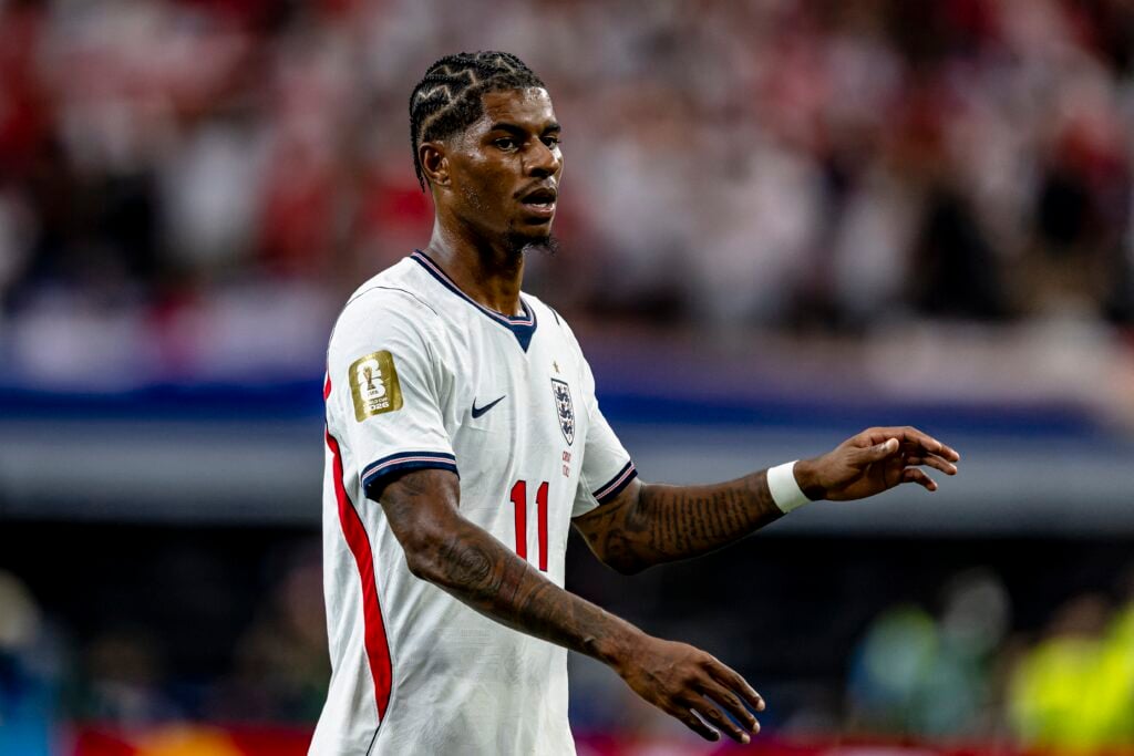 Marcus Rashford após marcar contra a Croácia em Dallas