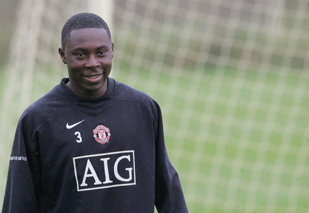 Freddy Adu durante o julgamento do Man Utd