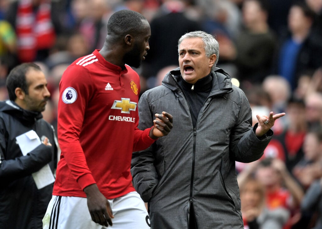 Romelu Lukaku and Jose Mourinho