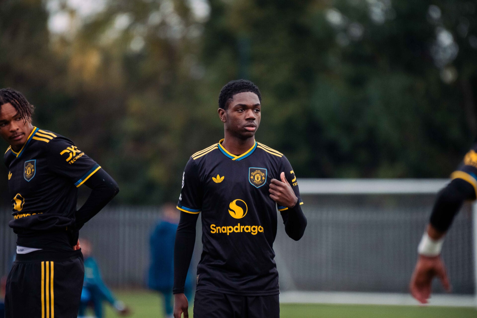 Dante Plunkett playing against Nottingham Forest U18