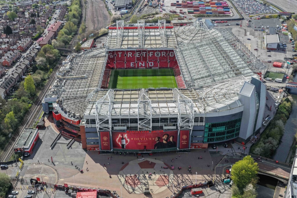 Old Trafford visto de cima