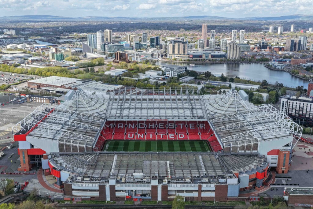 Old Trafford visto de cima
