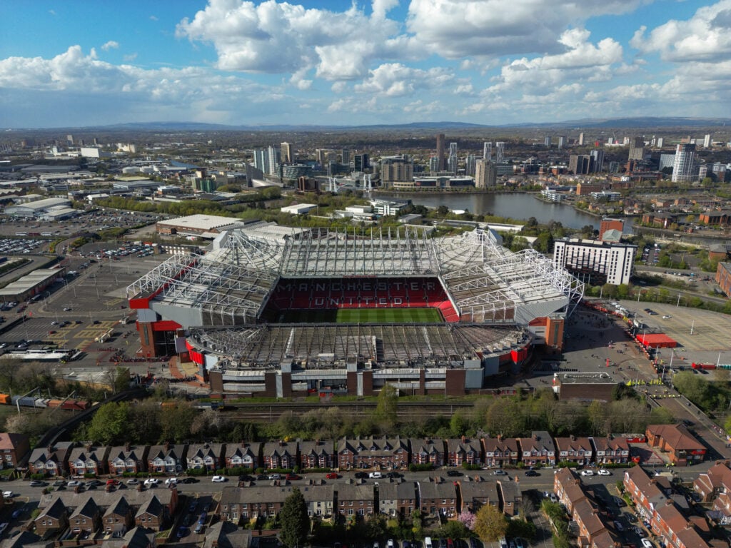 Old Trafford from a distance