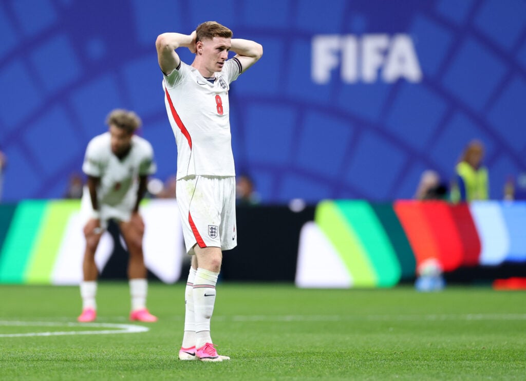 Elliot Anderson playing against DR Congo