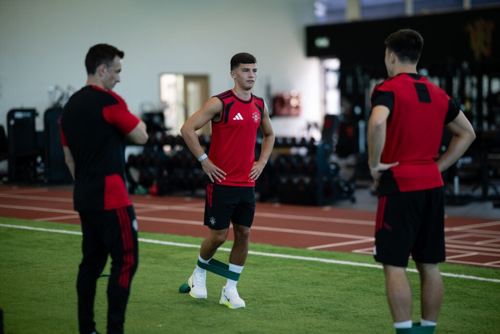 Sessão de treinamento do Manchester United