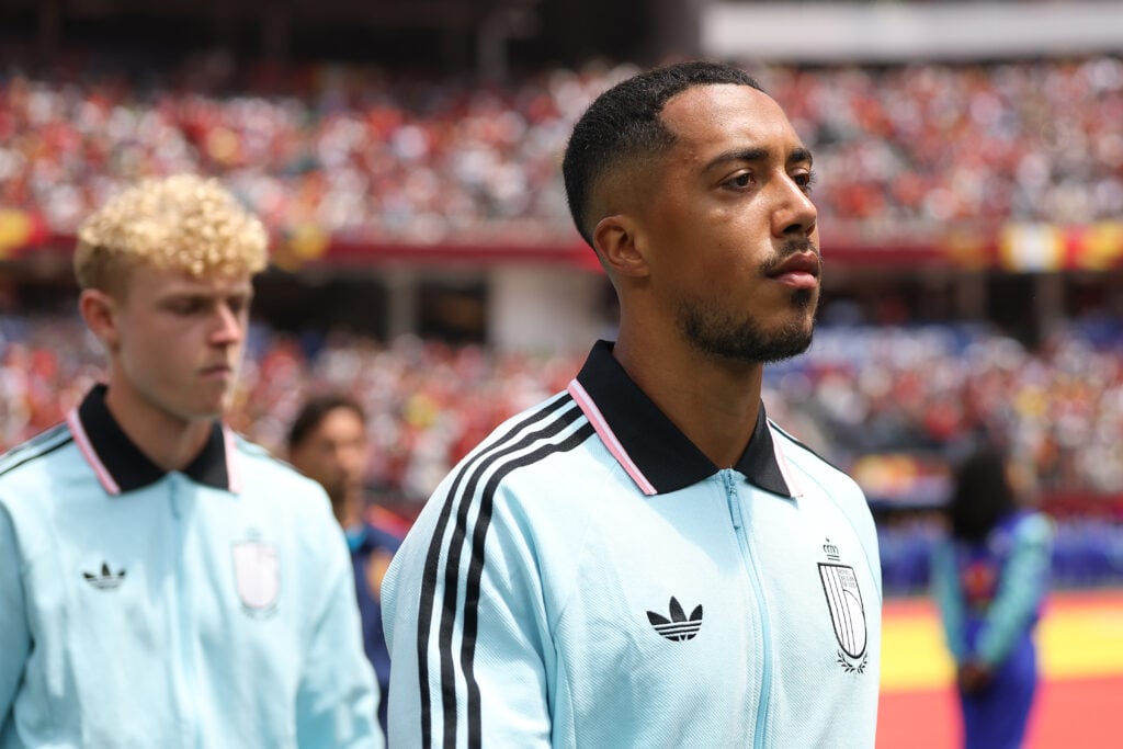 Youri Tielemans lines up against Spain
