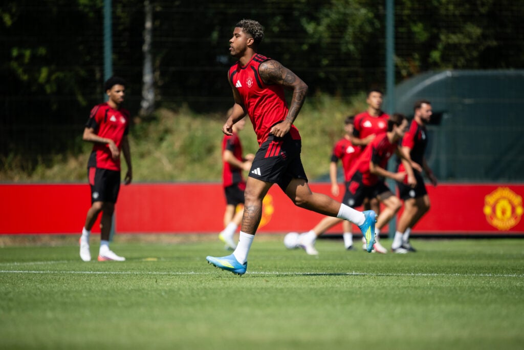 Sessão de treinamento do Manchester United