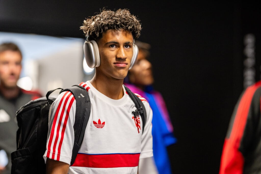 JJ Gabriel in Norway with Manchester United