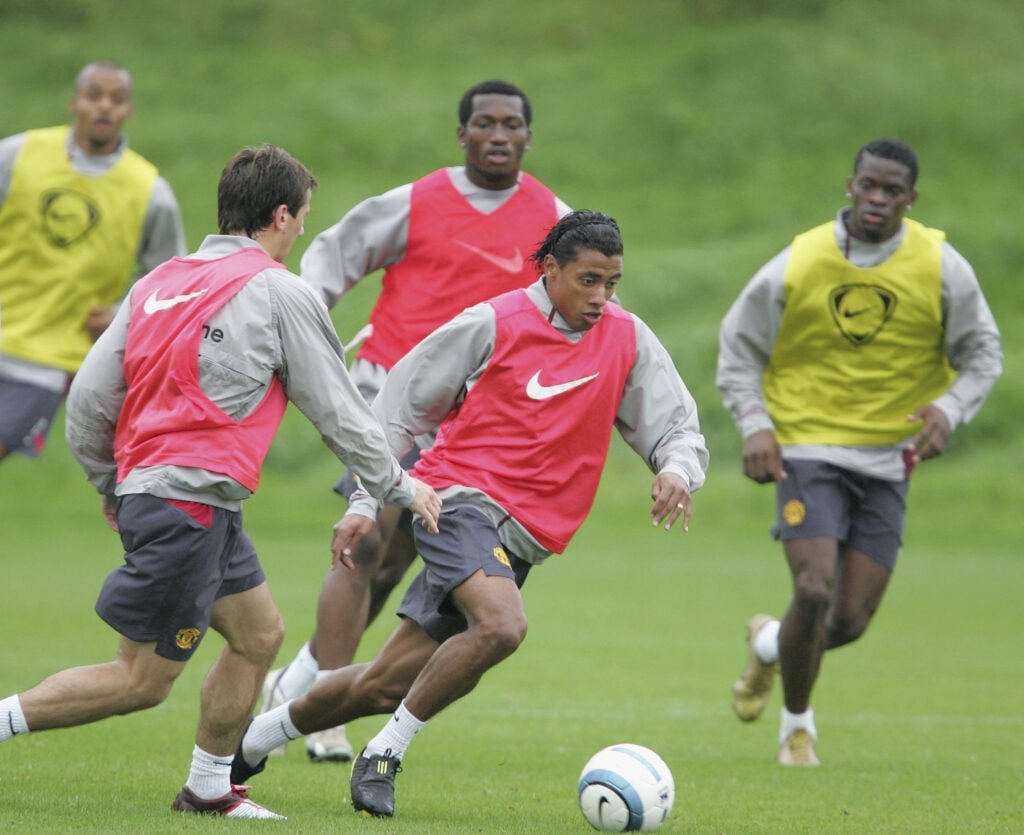 Manchester United Training Session and Press Conference